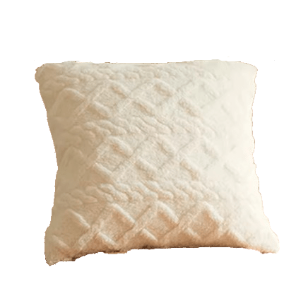 Plush Geometric Pillow Cover 17x17 inches - Eco - Friendly & Soft - TPR Mall
